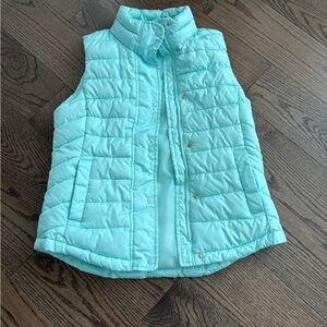 GAP Aqua Quilted Vest